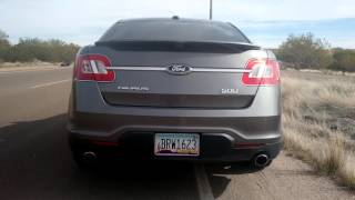 2011 Ford Taurus SHO Muffler Delete [upl. by Imotas614]