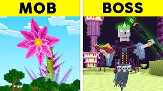 Minecrafts 25 Newest Boss Mobs [upl. by Lacey681]