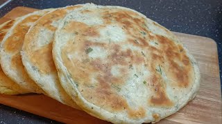 KRÄUTER NAAN Rezept super FLAUSCHIG und LECKER wie frisch vom Bäcker [upl. by Annahsad]