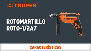 Características del Rotomartillo TRUPER ROTO12A7 [upl. by Atinyl146]