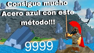 Obtén grandes cantidades de blue steelsurvival roblox🗺️⛰️ [upl. by Aicelet]