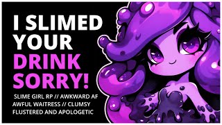 I Slimed Your Hot Chocolate… I’m Really Sorry  Clumsy Slime Girl  Audio RP [upl. by Adnarahs]