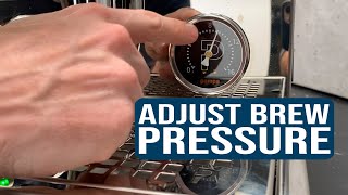 Profitec Pro 700 How to Adjust Brew Pressure [upl. by Meade]