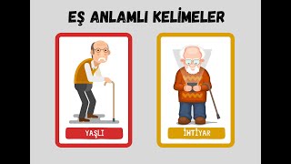 Eş Anlamlı Kelimeler  2 ve 3 Sınıf Türkçe [upl. by Bibah910]