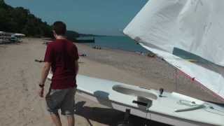 Rigging a Sunfish Sailboat [upl. by Llen]