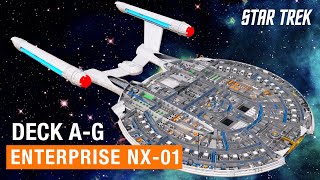 The OFFICIAL NEW ENTERPRISE F  Star Trek Starship Breakdown [upl. by Lenzi]