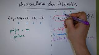 Chimie Nomenclature  Apprendre à nommer des alcanes [upl. by Ahsenrac920]