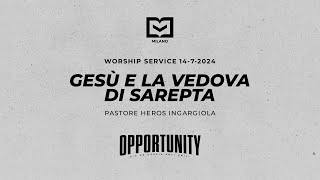 Gesù e la vedova di Sarepta  Pastore Heros Ingargiola  14072024 [upl. by Aneerbas]