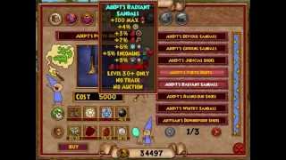 The New Level 30 Crafted Gear Aquila Wizard101 [upl. by Isabelle]