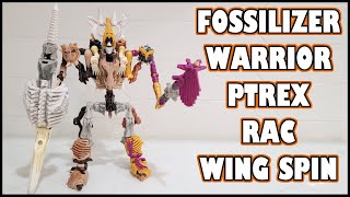 Fossilizer Warrior Combiner Feat Paleotrex Wingfinger Ractonite and Spindle [upl. by Jahdol]