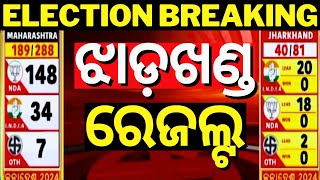 ଆରମ୍ଭରୁ ଝଟ୍‌କାJharkhand Election Result 2024 Maharashtra Election Results Live  Hemant Soren [upl. by Sailesh]