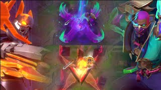 Comparison Fiend Queller Pyke Vs Project Pyke Spotlight  League Of Legends Wild Rift [upl. by Nyledam]