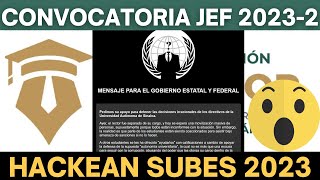 HACKEAN SUBES Beca Jóvenes Escribiendo el Futuro 20232 Octubre [upl. by Ploss]