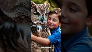 Beste Maatjes met de Uil 🦉 shorts uil youtubeshorts [upl. by Lannie691]