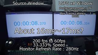 Lossless Scaling Inaccurate latency measurement video [upl. by Becker85]