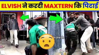 😂Elvish yadav Ne Maxtern Ko Mara।Elvish yadav Beaten Maxtern video elvish yadav Maxtern fight video [upl. by Higgs705]