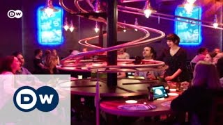 Viennas rollercoaster restaurant  Euromaxx [upl. by Nuarb807]