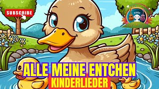 🦆🎶 Alle meine Entchen 🌊 Kinderlieder amp Videos für Kinder 🐥🎵 kinderlieder youtubekids [upl. by Lledroc]