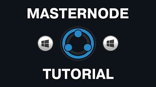 Masternode  How to install a Transfercoin TX Masternode on windows [upl. by Saalocin288]