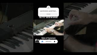 The rains of castamere on piano piano gameofthrones rainsofcastamere pianocover [upl. by Bremen]