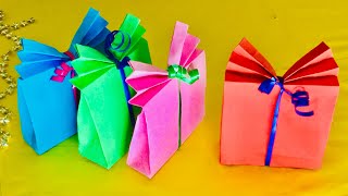 ★ FAI DA TE SACCHETTO REGALO DI CARTA ★ Lavoretti Facili 5 Minuti Creativi [upl. by Patrizia]