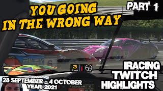 iRacing Twitch Highlights 21S4W3P1 28 September  4 October 2021 Part 1 Funny moves saves wins fails [upl. by Phaih]