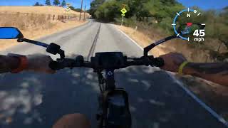 61 MPH on MTB 5000 watt EBike ride  King of the streets [upl. by Poul101]