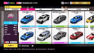 Forza Horizon 5 2024  Series 32 Update March Update  FULL CAR LIST  ALL CARS [upl. by Enilegnave]