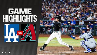 Dodgers vs Dbacks Game Highlights 9124  MLB Highlights [upl. by Ilamad]