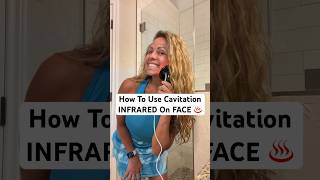 How To Use Cavitation Machine Infrared On FACE ♨️cavitationmachine infrared spa shoptherealdeal [upl. by Estis]