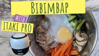 Bibimbap  Itaki Pro Electric Lunch Box Recipe  Cooks in 15 Minutes [upl. by Alsworth]