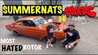 Summernats 36  Most Hated Rotor  RX4 First Cruise [upl. by Icul877]