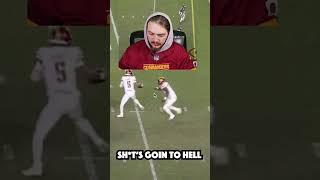 This play was a complete CLUSTER F thursdaynightfootball eagles commanders nfl reaction [upl. by Clayberg326]