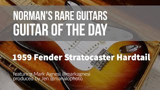 Normans Rare Guitars  Guitar of the Day 1959 Fender Stratocaster Hardtail [upl. by Adelaja]