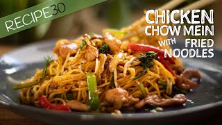 Chicken Chow Mein with fried noodles [upl. by Elaina]