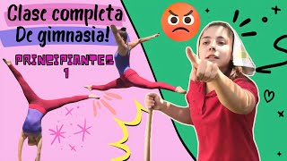 Clase de gimnasia artistica para seguir conmigo PRINCIPIANTES 1 [upl. by Nnazil]