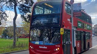 E1 to Greenford Broadway Enviro 400 [upl. by Dopp]