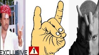 Rajini hand signmudra real meaning Juz1 min™️ [upl. by Grobe140]