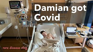 Hospitalized from Covid  🤒  rare disease vlog [upl. by Kee492]