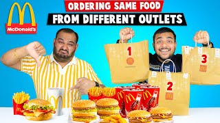 McDonalds Different Outlets War  McDonalds Food Challenge  Viwa Food World [upl. by Butch642]