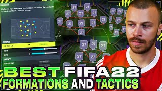 FIFA 22 BEST FORMATIONS amp TACTICS in ULTIMATE TEAM TOP 3 MOST EFFECTIVE FORMATIONS TUTORIAL [upl. by Harmonie]