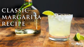 Classic Margarita Recipe  Easy Tequila Cocktails  Patrón Tequila [upl. by Kara]