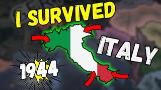 I finally SURVIVED as ITALY on the 1944 start date [upl. by Sset]