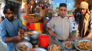 Famous Breakfast street food in Jalalabad Afghanistan  Siri paye  Kabuli pulao  Parati  Milk [upl. by Nyberg814]