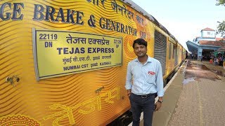 TEJAS EXPRESS Mumbai  Goa First Day Journey BEST INTERIORS [upl. by Tyson725]