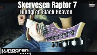 Skervesen RAPTOR 7 Purple Lundgren Black Heaven pickups [upl. by Ninahs]