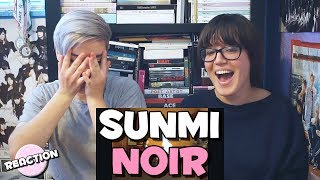 SUNMI 선미  NOIR 누아르 ★ MV REACTION [upl. by Enelahs]