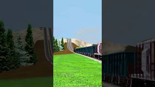 TRAINS VS GIANT HILL CLIMB 💀 train shorts [upl. by Faus]