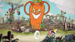 Cuphead DLC amp MsChalice  only PEASHOOTER Collect all COINs perished 0 time One Pass ALL Clear [upl. by Penney]