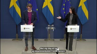 Romina Pourmokhtari bjöd in till pressbriefing inför FNs konferens om biologisk mångfald i Colombia [upl. by Ecarg]